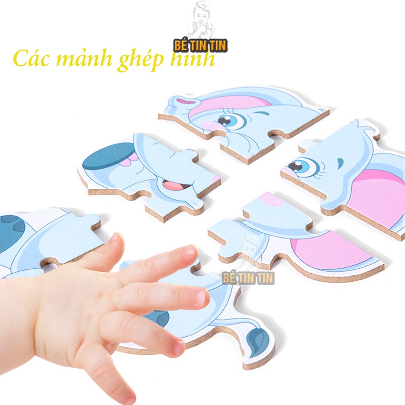 Đồ chơi xếp hình hộp trẻ em bằng gỗ giáo dục sớm nhận thức câu đố câu đố động vật vận chuyển rau và hạt trái cây