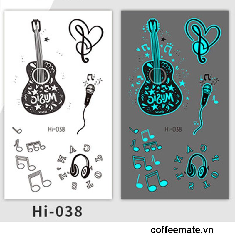 Miếng dán hình xăm tạm thời TATTOO 105MM×60MM chống thấm nước lâu trôi lên đến 2 tuần