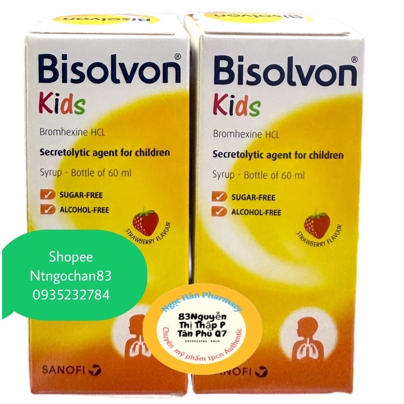 BISOLVON KIDS SIRO GIẢM HO ĐÀM C/60ML
