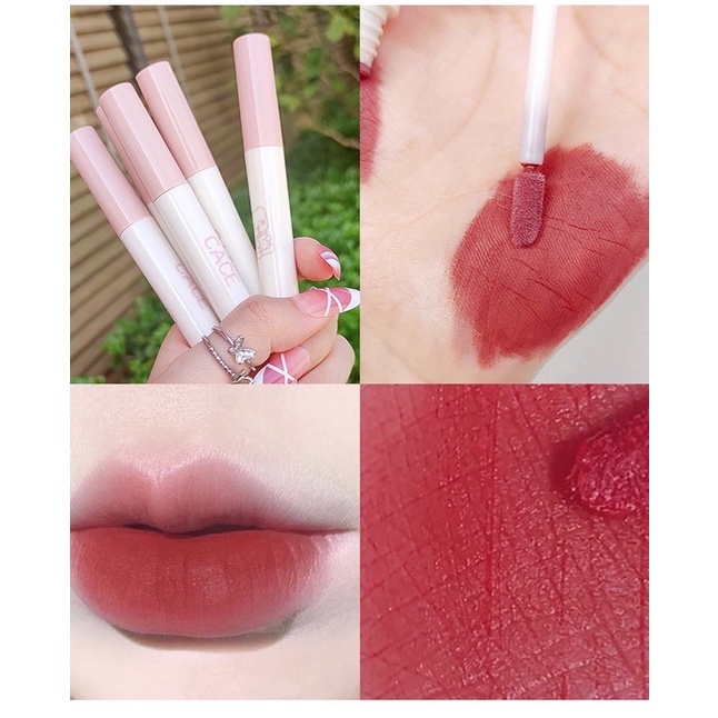 Set son môi 5 Cây son kem Cace siêu xinh lâu trôi