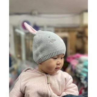 Mũ len thỏ cho bé 1-3 tuổi