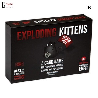 Bộ Thẻ Bài Exploding Kittens Vui Nhộn Dành Cho 2-5 Người Chơi