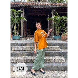 [ CHUBBY BIGSIZE ] SET LỤA THÊU HOA BIGSIZE TỪ 55-100kg