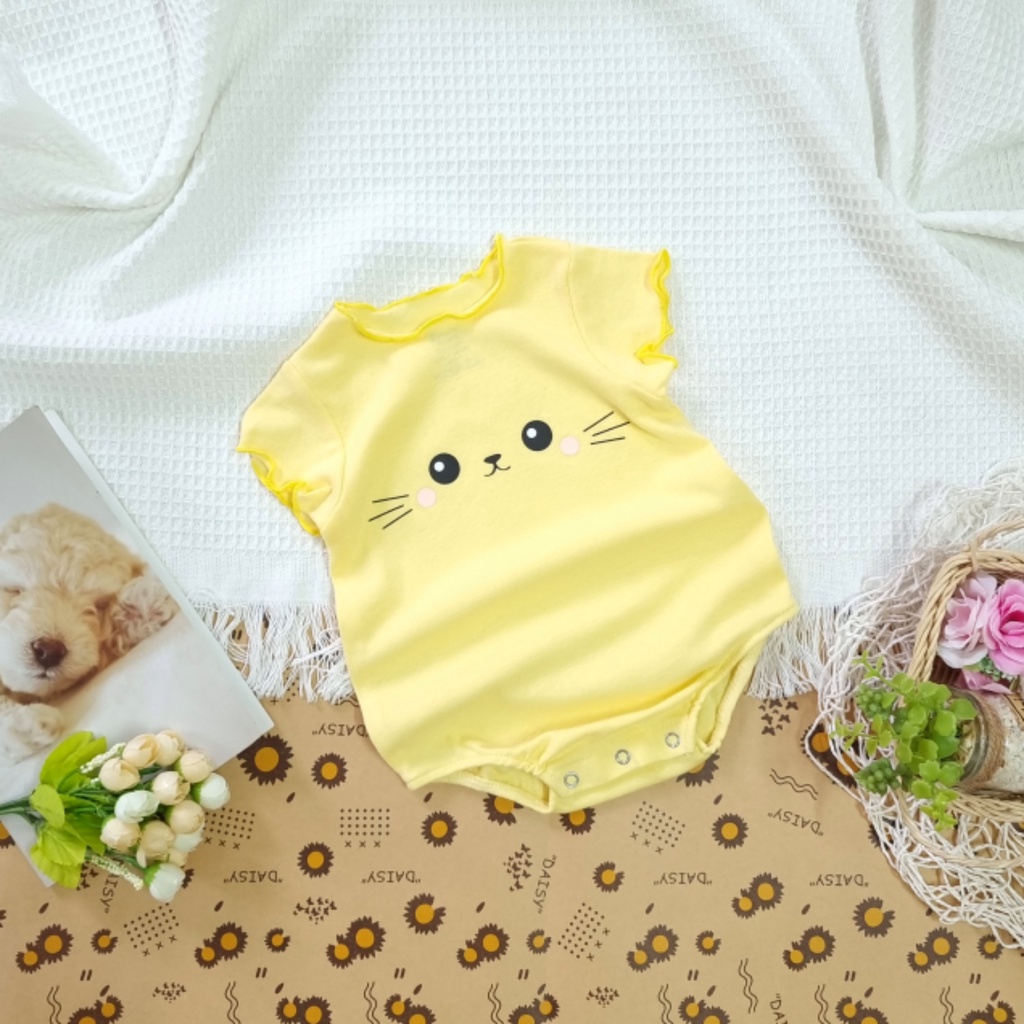 Miễn ship_Body sơ sinh bé gái cao cấp Bunnybaby size từ 4-10kg