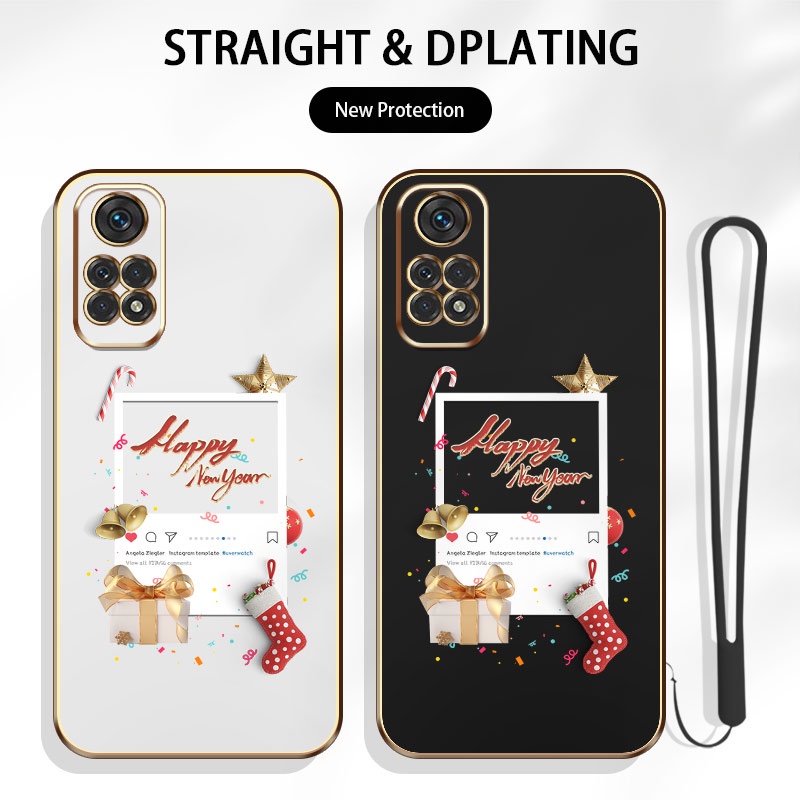 Ốp Điện Thoại Silicone Mềm Hình Dạng Máy Ảnh Kèm Dây Đeo Cho Xiaomi Redmi Note 11 11S 11 Pro 4G 5G 2023