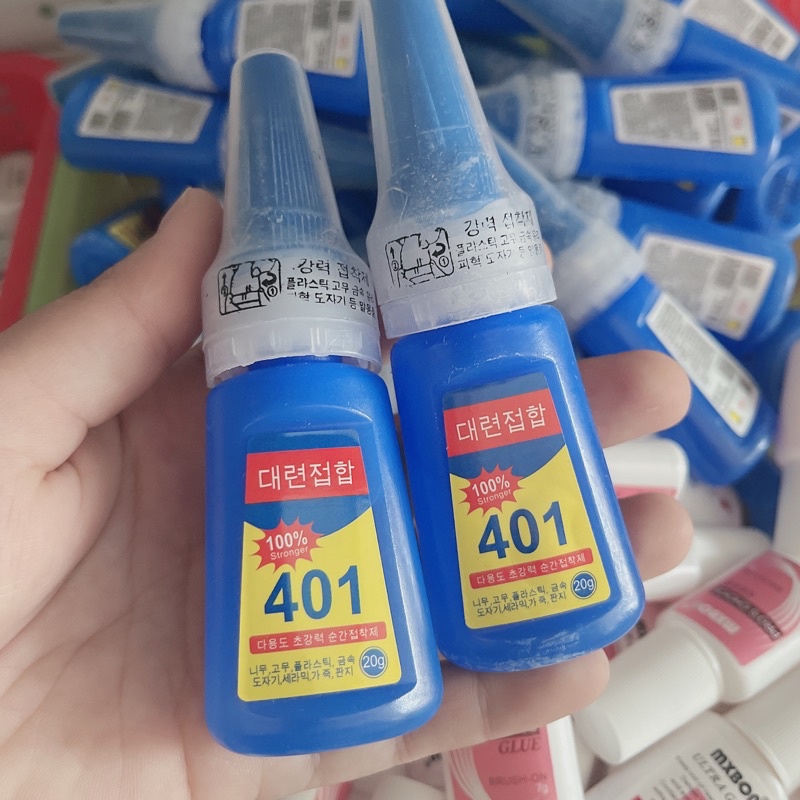 keo 401 dán đá dán móng siêu chắc