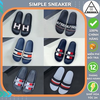 Dép tommy hilfiger chính hãng 🔴simple sneaker🔴 dép quai ngang nam nữ tommy