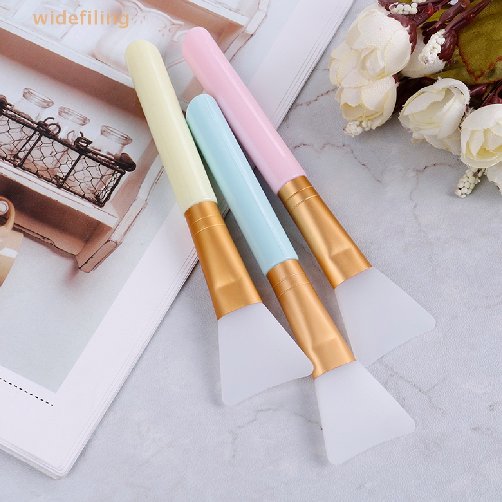 Cọ silicone Đầu Phẳng Chăm Sóc Da Mặt Áo Kiểu Thiết Kế Xinh Xắn Thời Trang