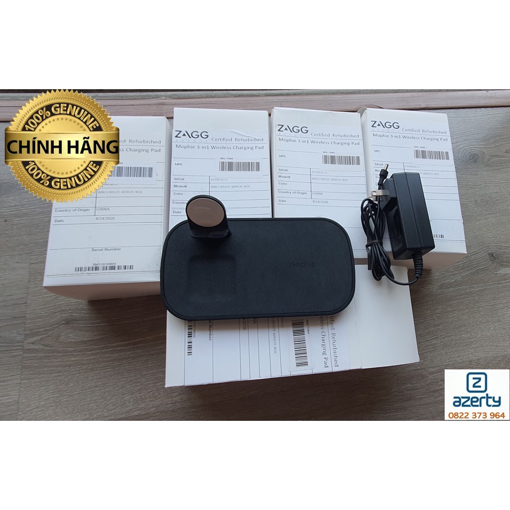 Sạc không dây Mophie 3-in-1 Wireless Charging Pad