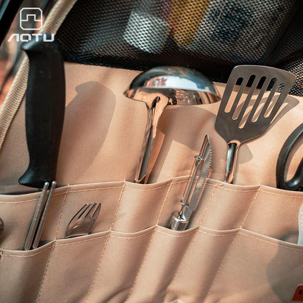 NORMAN Túi Đựng Dụng Cụ Ăn Uống Có Móc Treo Tiện Lợi