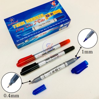 Bút lông dầu 2 đầu mini gstar cd-01