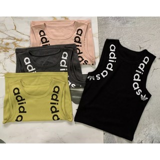 Áo ba lỗ ngược, áo croptop viền chữ thun cotton co giãn 4 chiều