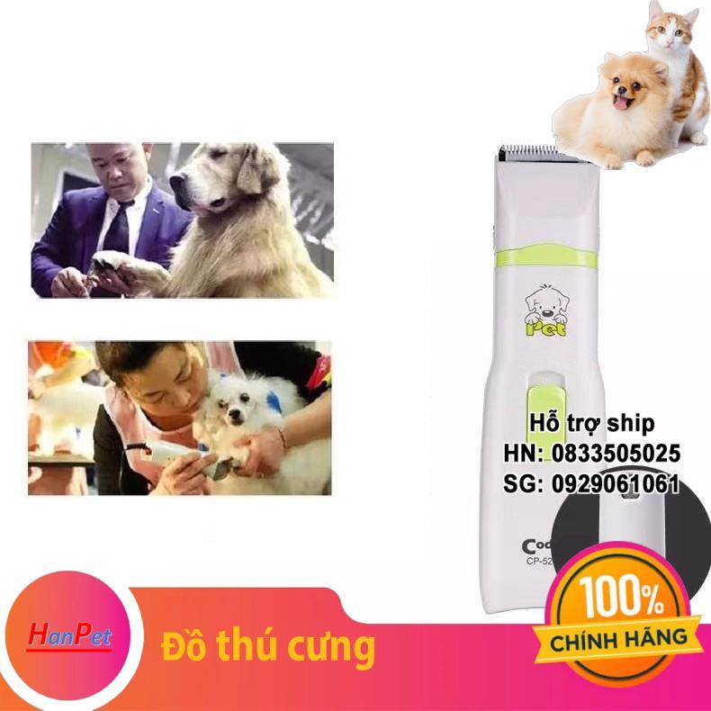 (BH 6 tháng) Tông đơ Codos CP5200 ( 2 in 1 ) cắt lông và mài móng chó mèo tỉa lông chân chó và giũa móng chó mèo
