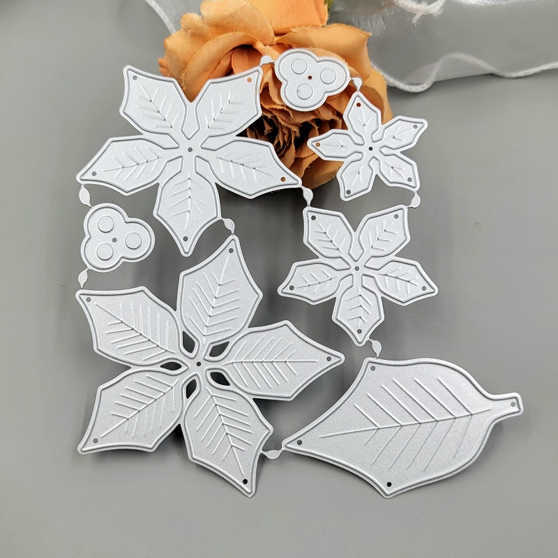 Khuôn Cắt Giấy Kim Loại Hình Hoa Xinh Xắn