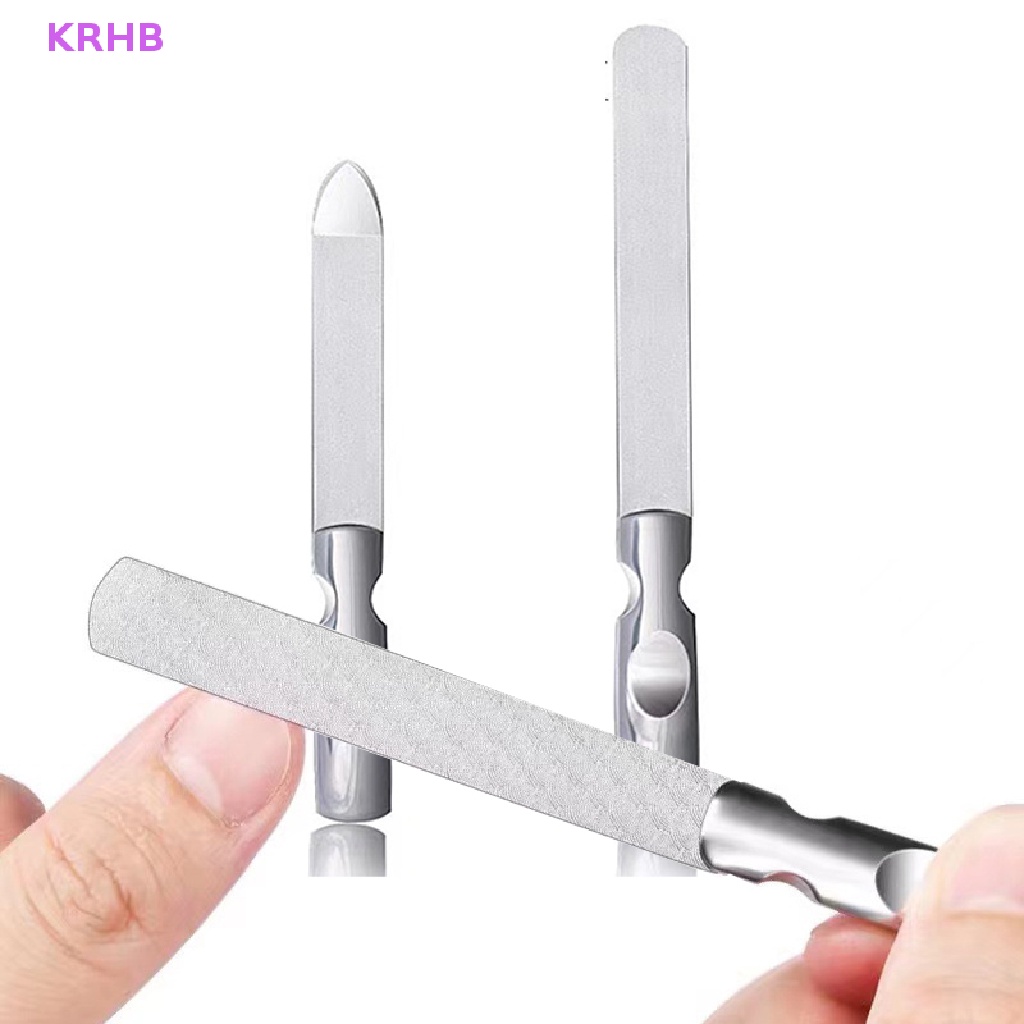 Cây Dũa Móng Hai Mặt Bằng Thép Không Gỉ Chuyên Nghiệp Mới