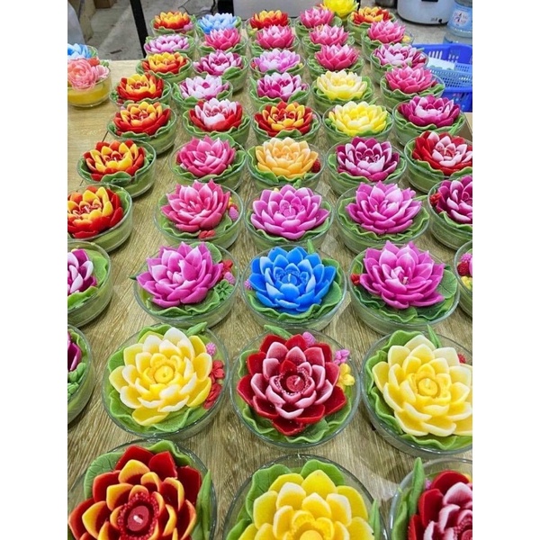 Nến hoa - Nến bơ - Nến organic - Nến thủ công không khói