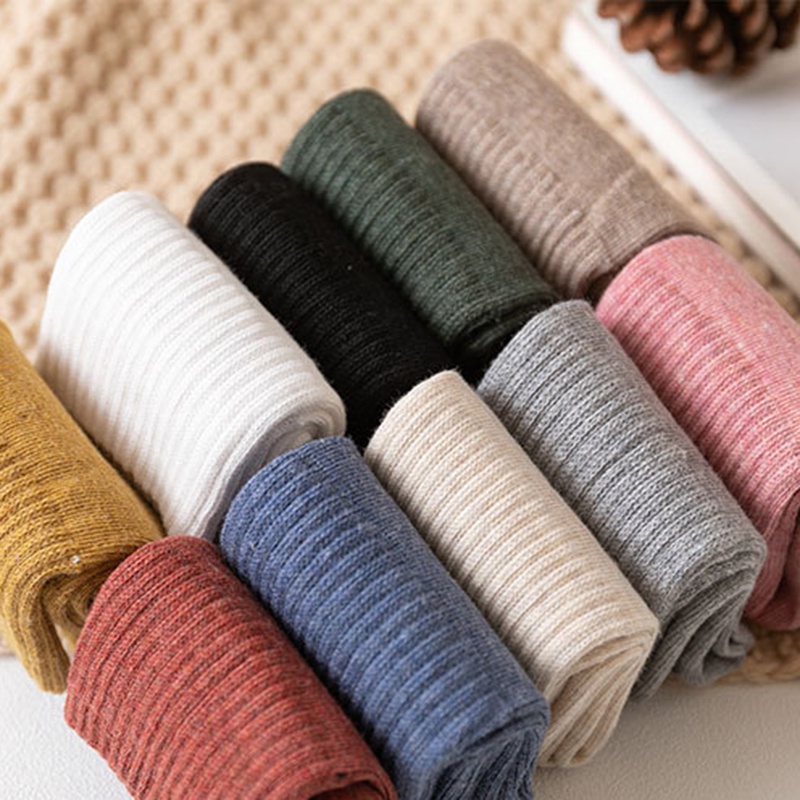 Đôi Vớ cotton Thoải Mái Màu Sắc Đơn Giản JP5