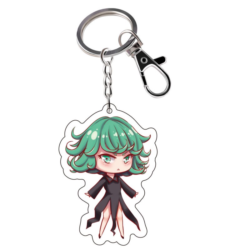 Móc Khóa Mô Hình Nhân Vật Saitama Genos Tatsumaki Trong ONE PUNCH-MAN Bằng Acrylic Quà sinh nhật