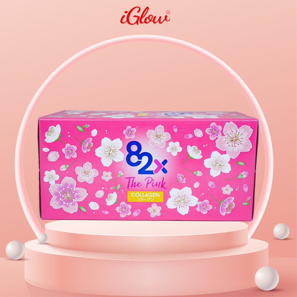 Nước Uống 82x The Pink Collagen Nhật Bản Set 10 Lọ