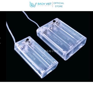 Hộp đế pin aa 1 viên , 2 viên có nắp, 3 viên có nắp trong suốt