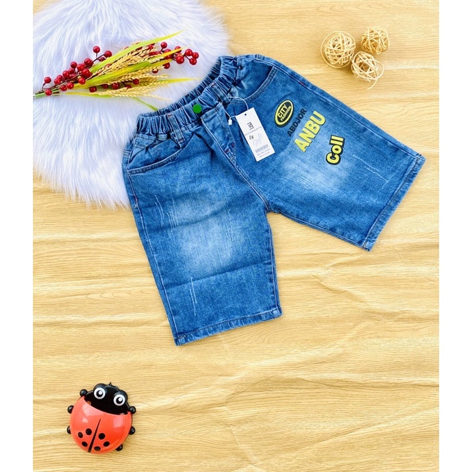 🚜 Quần jean mềm co giãn bé trai từ 32-55kg