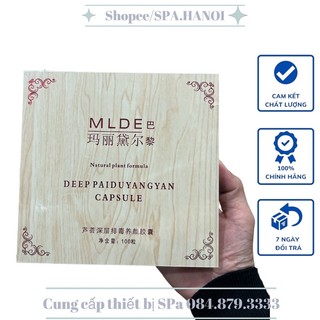 Hộp 100 Viên Hút Chì Thải Độc tố Da Mặt MLDE Chính Hãng