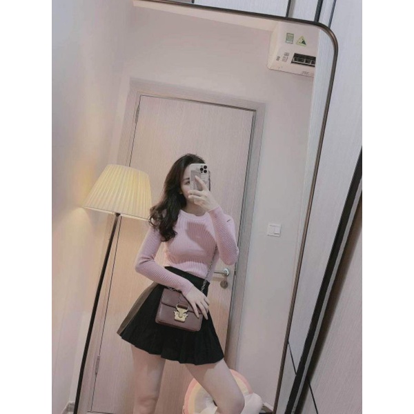 Áo len cổ tròn hàng QC