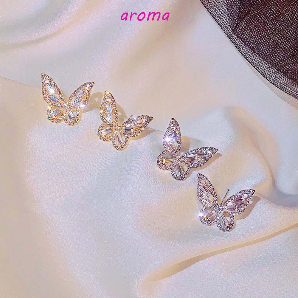 Bông Tai Hình Bướm Cỡ Nhỏ Phong Cách Hàn Quốc Thời Trang Tinh Tế Cho Nữ