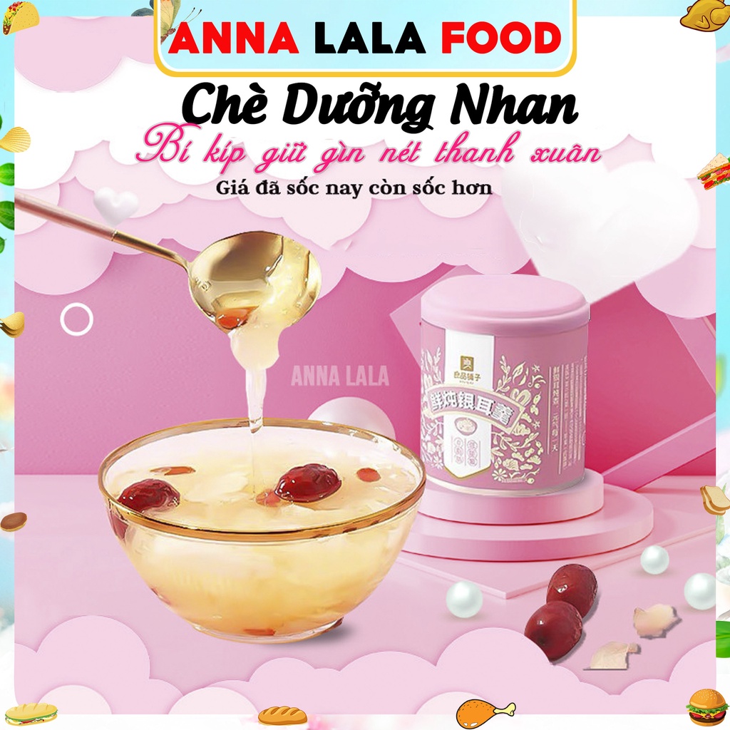 Chè Dưỡng Nhan Ngân Nhĩ kỳ tử táo đỏ Bestore - chè dưỡng nhan, tuyết yên ăn liền 200g