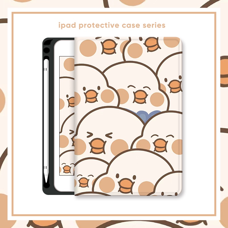 Bao Da Máy Tính Bảng Có Khe Đựng Bút Cho Ipad 10th 9th 8th 7th 6th Air 5th 4th 3rd 2nd 1st Gen Pro 11 12.9 10.5 9.7 10.2 10.9 Inch Mini 1 2 3 4 5 6 Túi Đeo Chéo Thời Trang Hàn Cho Nữ