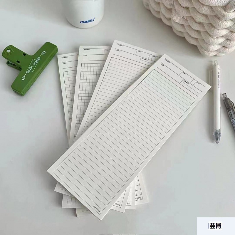 NB26 Tập giấy ghi chú siêu dài style Hàn Quốc