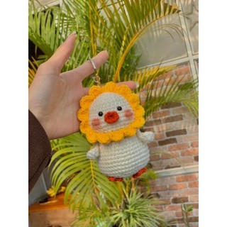Móc khoá con  vịt len đáng yêu handmade (Làm theo yêu cầu)
