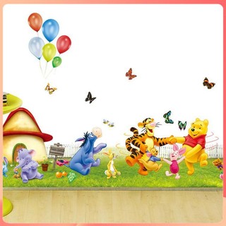 Decal Dán Tường Trang Trí, Decal Gấu Pooh