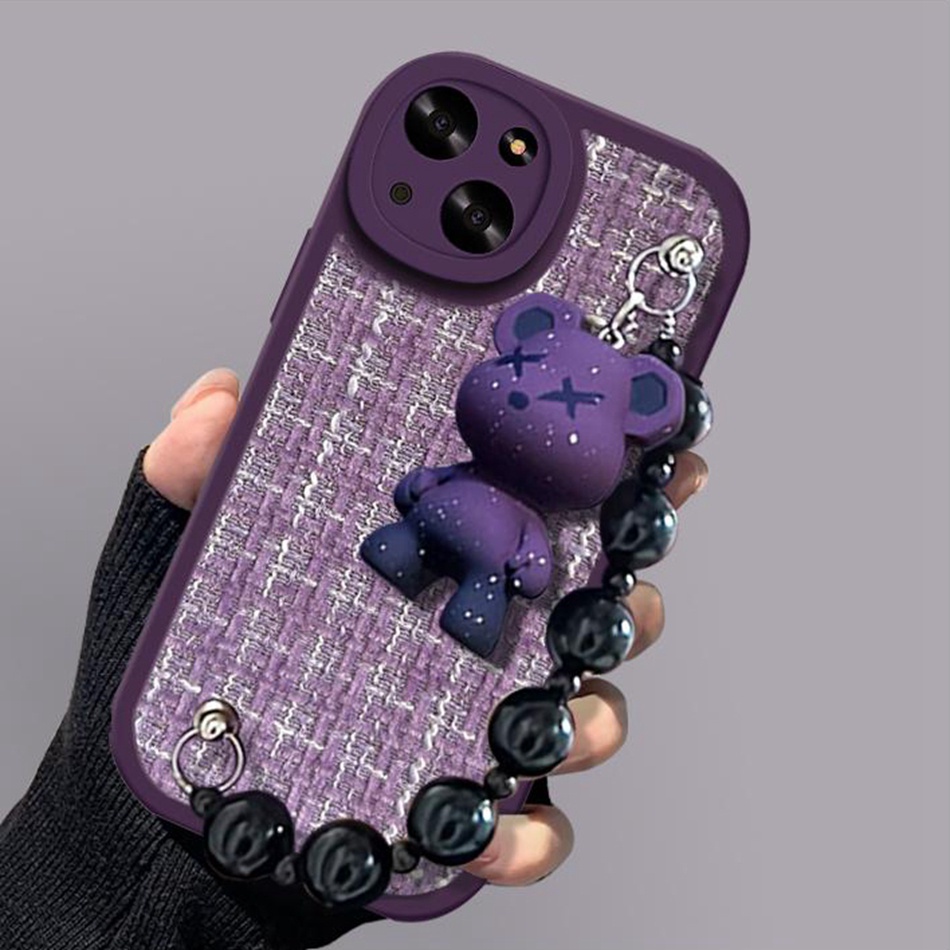 Ốp Điện Thoại Silicon Mềm Hình Gấu 3D Cho iPhone 11 12 13 14 Pro MAX 11Pro 12Pro 13Pro 6 6S 7 8 Plus X XR XS MAX SE 2020 2022