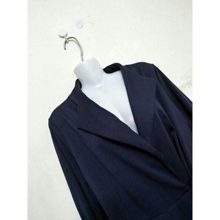 ĐẦM CỔ VEST THẮT ĐAI LƯNG