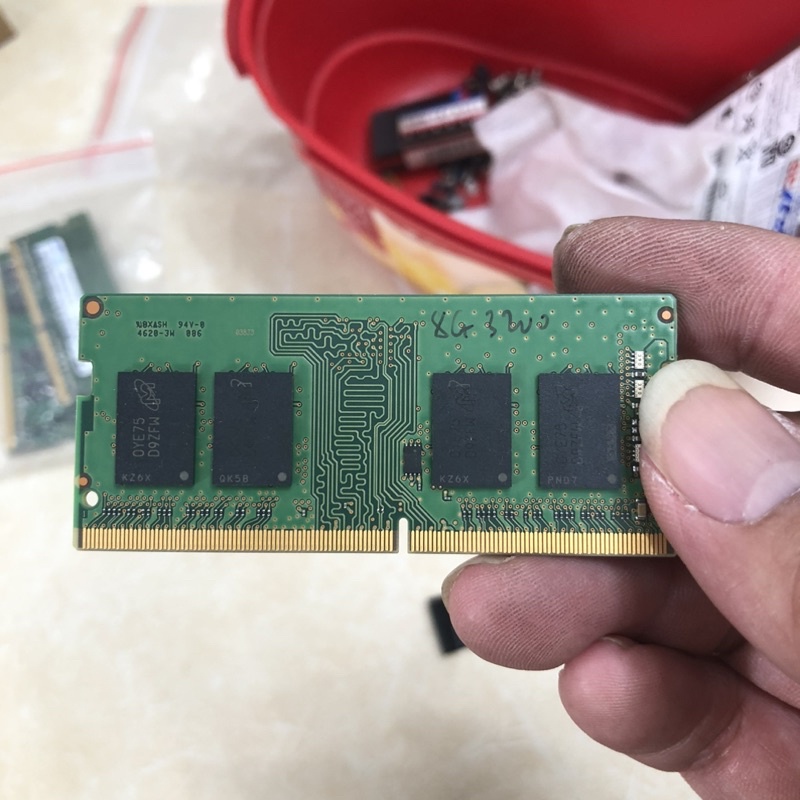 ram laptop 8gb 3200 ddr4 pc4-3200v tháo máy cũ còn chạy tốt đã test