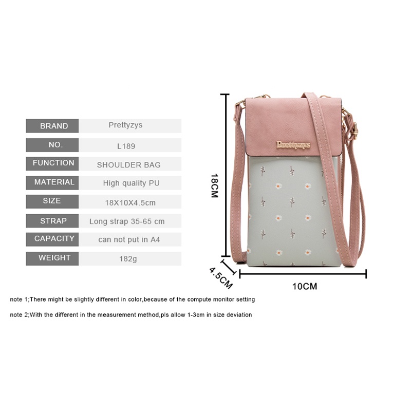 Túi Da PU Đeo Vai Đựng Điện Thoại Thời Trang