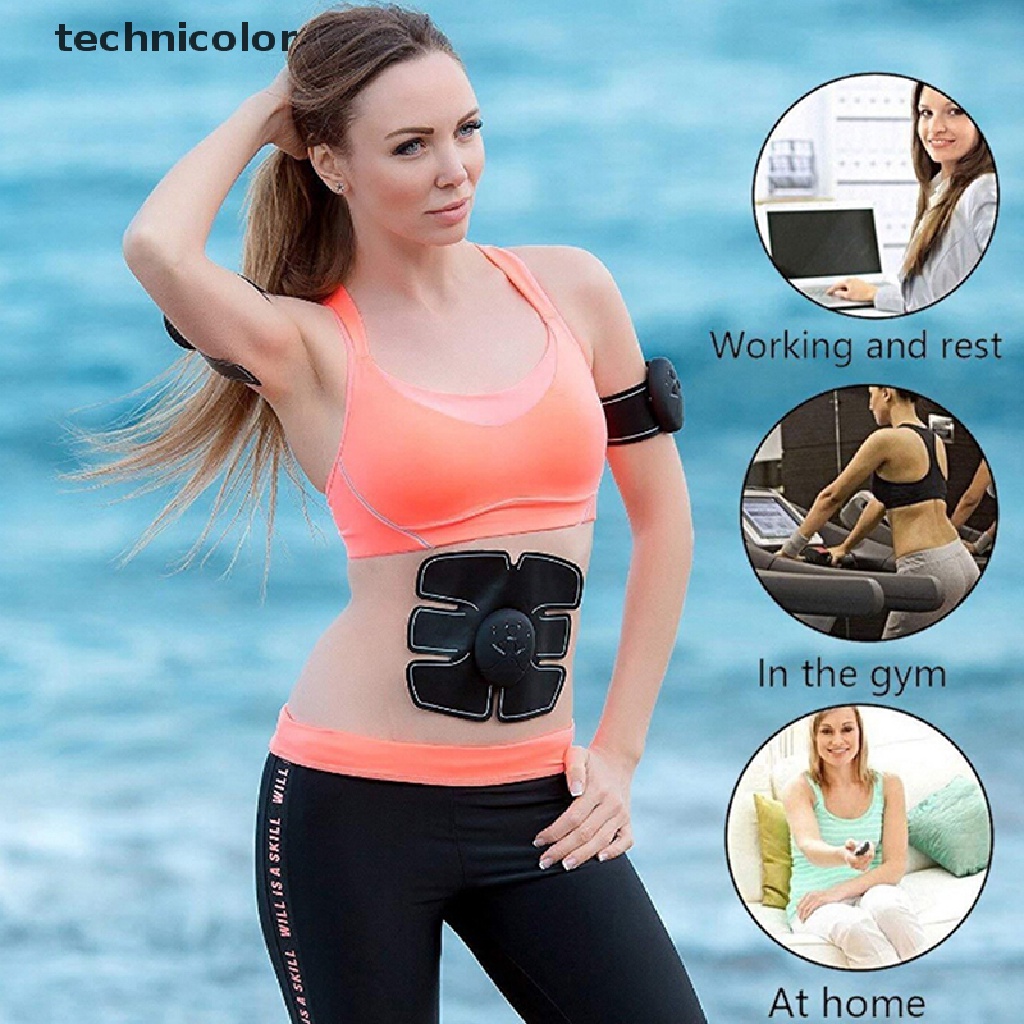 Miếng Đệm Tập Cơ Bụng Abs Kích Thích Thông Minh Ems Giúp Giảm Cân TYG