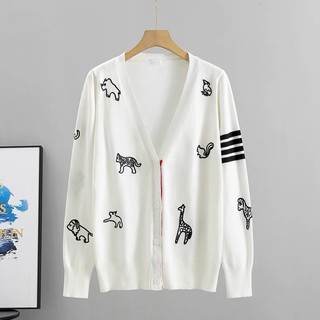 Áo khoác cardigan tb thom browne thêu bản cao cấp