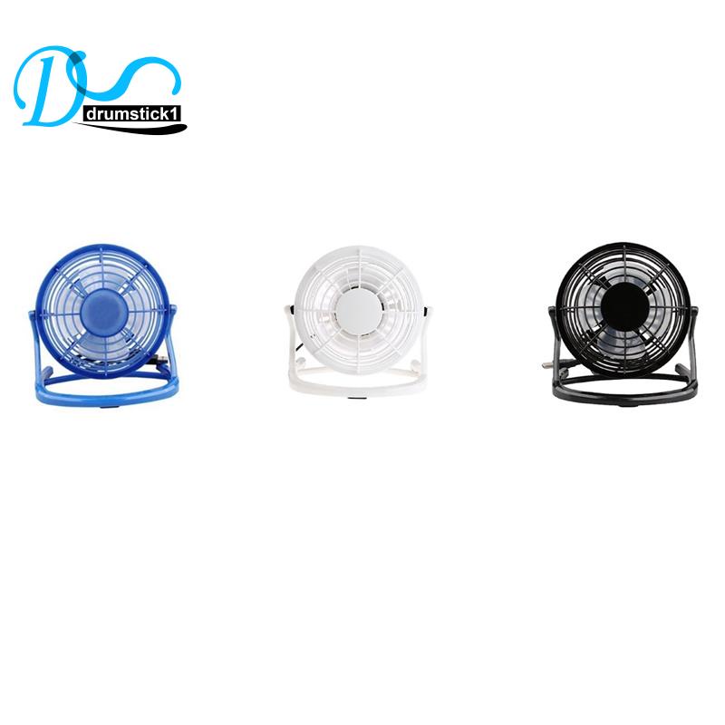 Quạt Mini Để Bàn 4 Cánh Xoay Được Sạc USB Yên Tĩnh Cho Laptop Notebook PC Ofiice