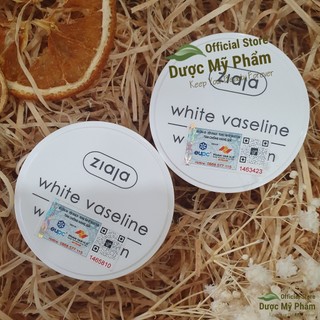 Sáp dưỡng môi Vaseline (dưỡng tái tạo da Ziaja White Vaseline) 30ml
