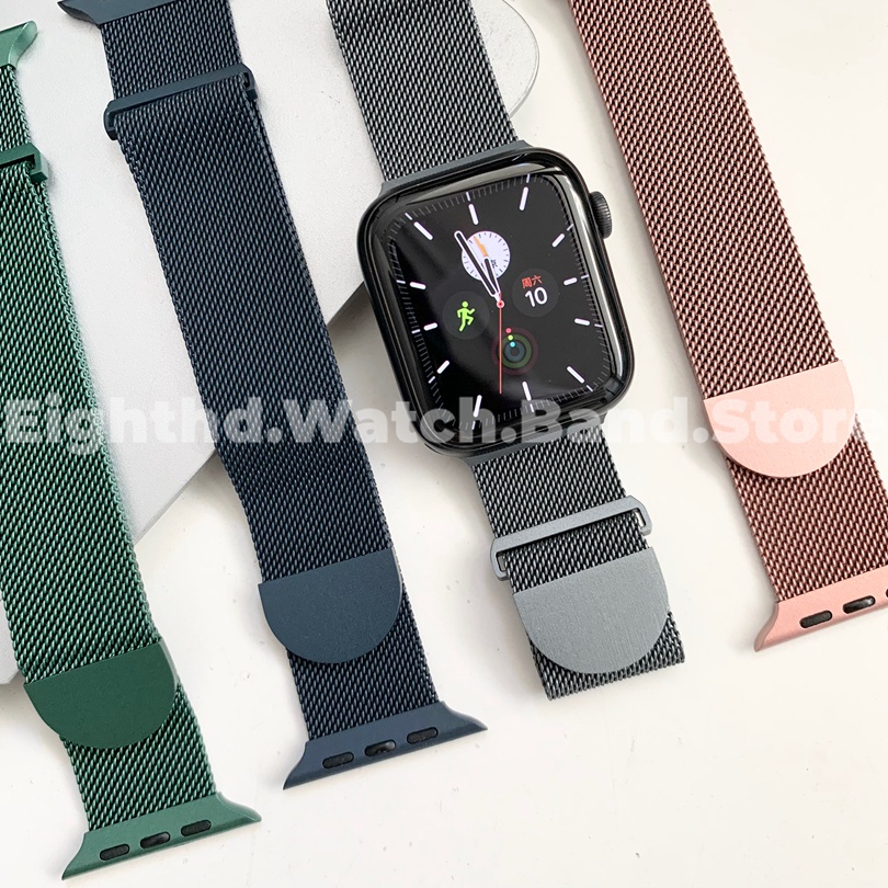 Dây Đeo Milan Thay Thế Cho Đồng Hồ Thông Minh Apple Watch Series Ultra 8 7 6 SE 5 4 3 2 1 iWatch Size 49mm 41mm 45mm 44mm 42mm 40mm 38mm