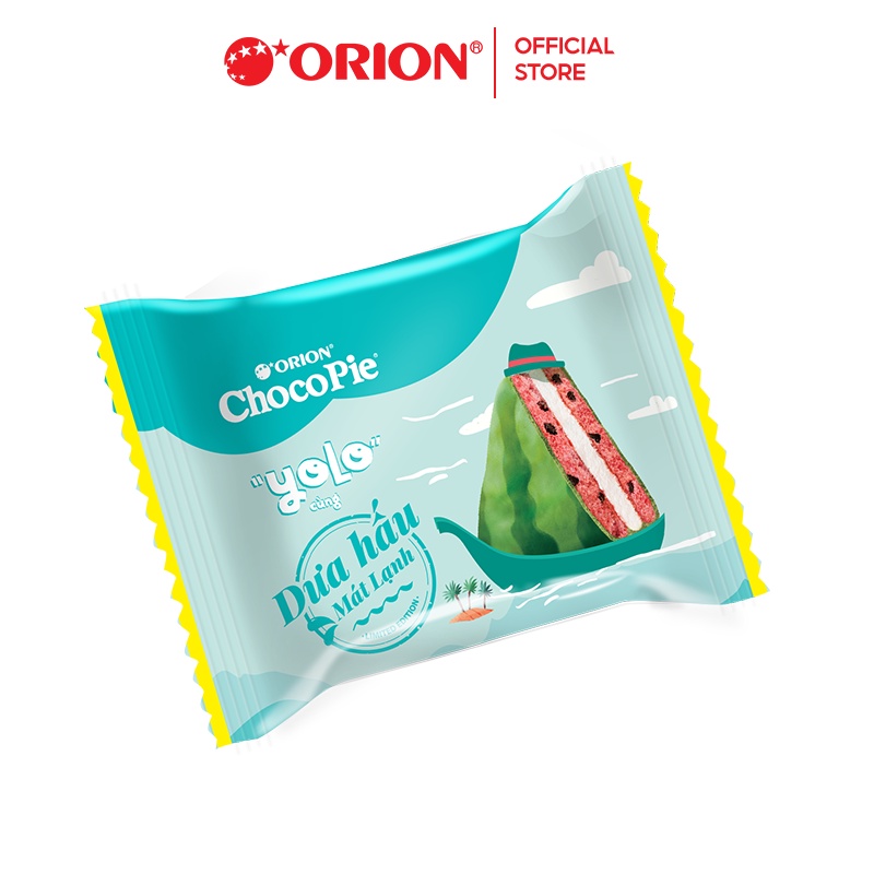 Hộp 12 gói bánh Orion ChocoPie Dưa Hấu (372g)