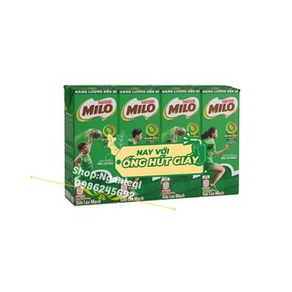 (Thùng 48 Hộp) Sữa MILO lúa mạch 180ml Có Đường/Ít Đường