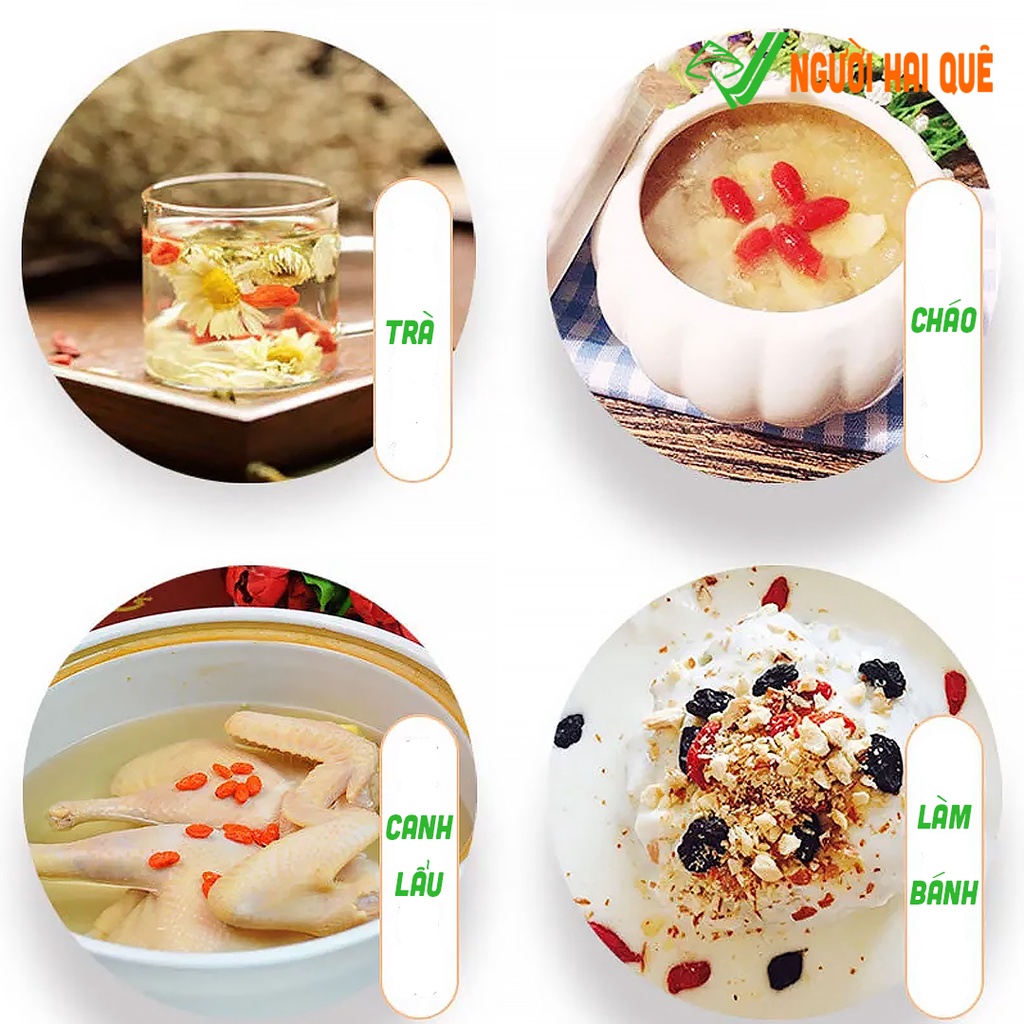 Câu kỷ tử ngọt Ninh Hạ sỉ lẻ 500g/ 100g | KHO SỈ NGƯỜI HAI QUÊ - HAIQUE FOOD