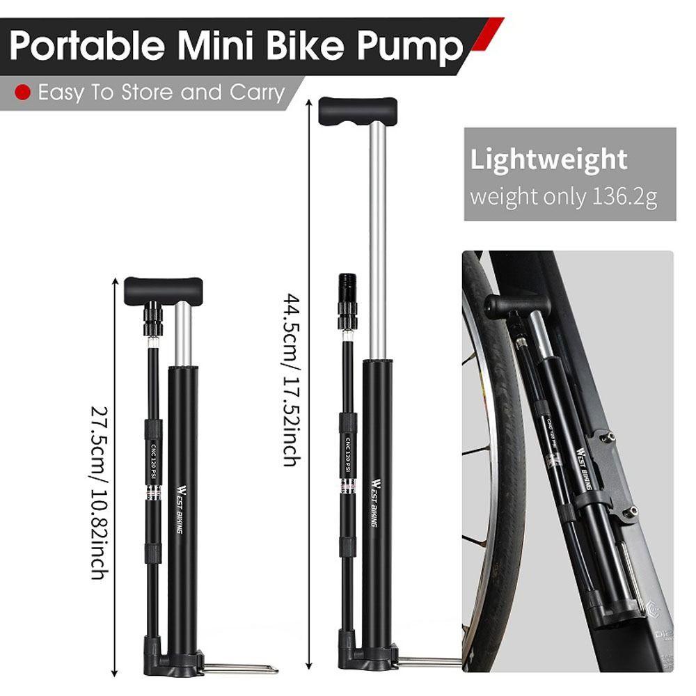 Ống Bơm Xe Đạp Áp Suất Cao 120PSI Đa Năng DANILO