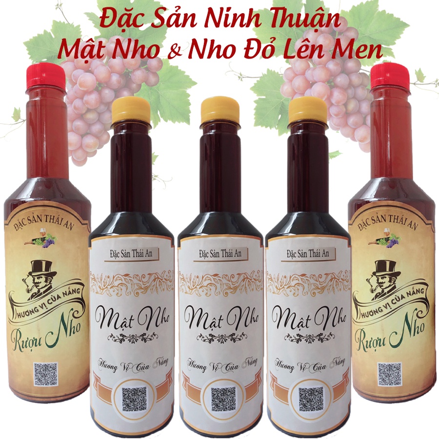 Mật Nho, Nho Lên Men Ninh Thuận Chai 750ml