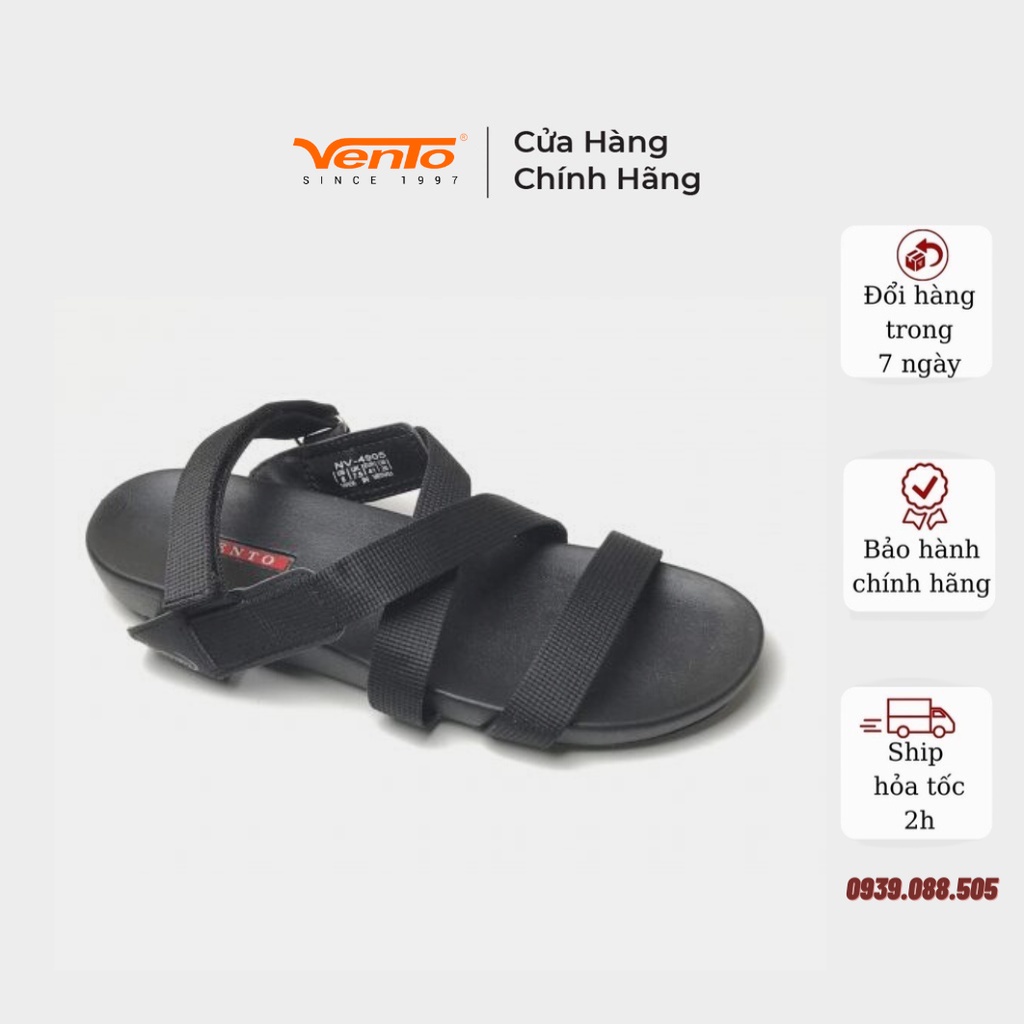 Giày Sandal Vento Nam Quai Chéo dạo phố đi chơi đi học NV4905