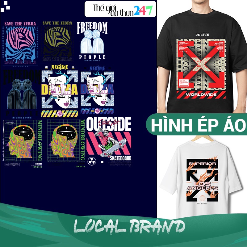 Áo, quần Streetwear 5 ủi bằng bàn là, bàn ủi