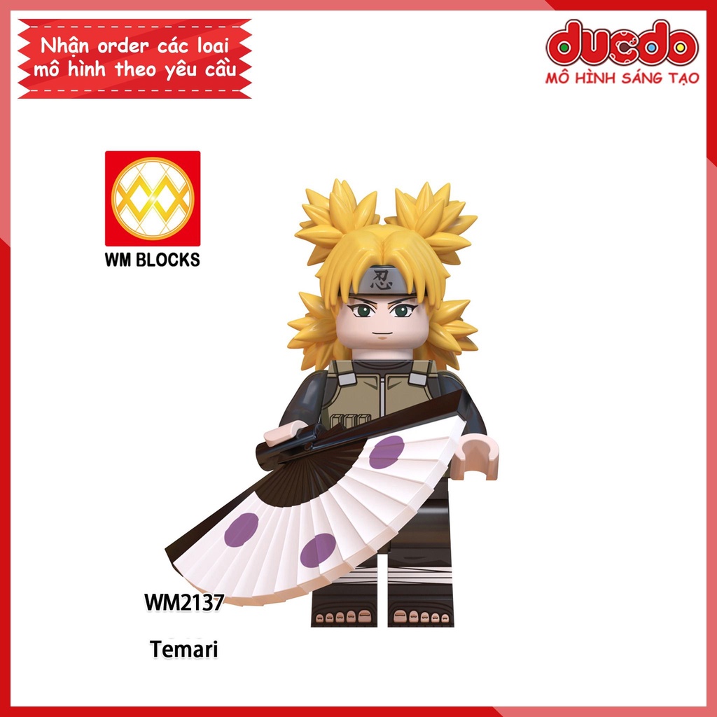 Minifigures các nhân vật trong Naruto Hokage Asuma Kurenai - Đồ chơi Lắp ghép Xếp hình Mô hình Mini WM WM6111